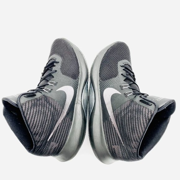 Nike Mens Air Precision NBK ‘Black Gray’ Basketball Shoes 898452-001 Size 10 - Picture 7 of 10